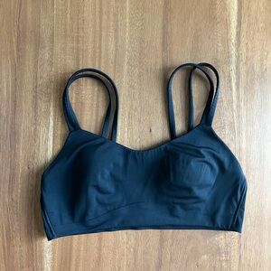 lululemon Black Double Strap Sports Bra